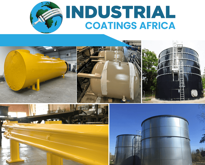 Coated tank and railing protected with Polyval 8,000 Series