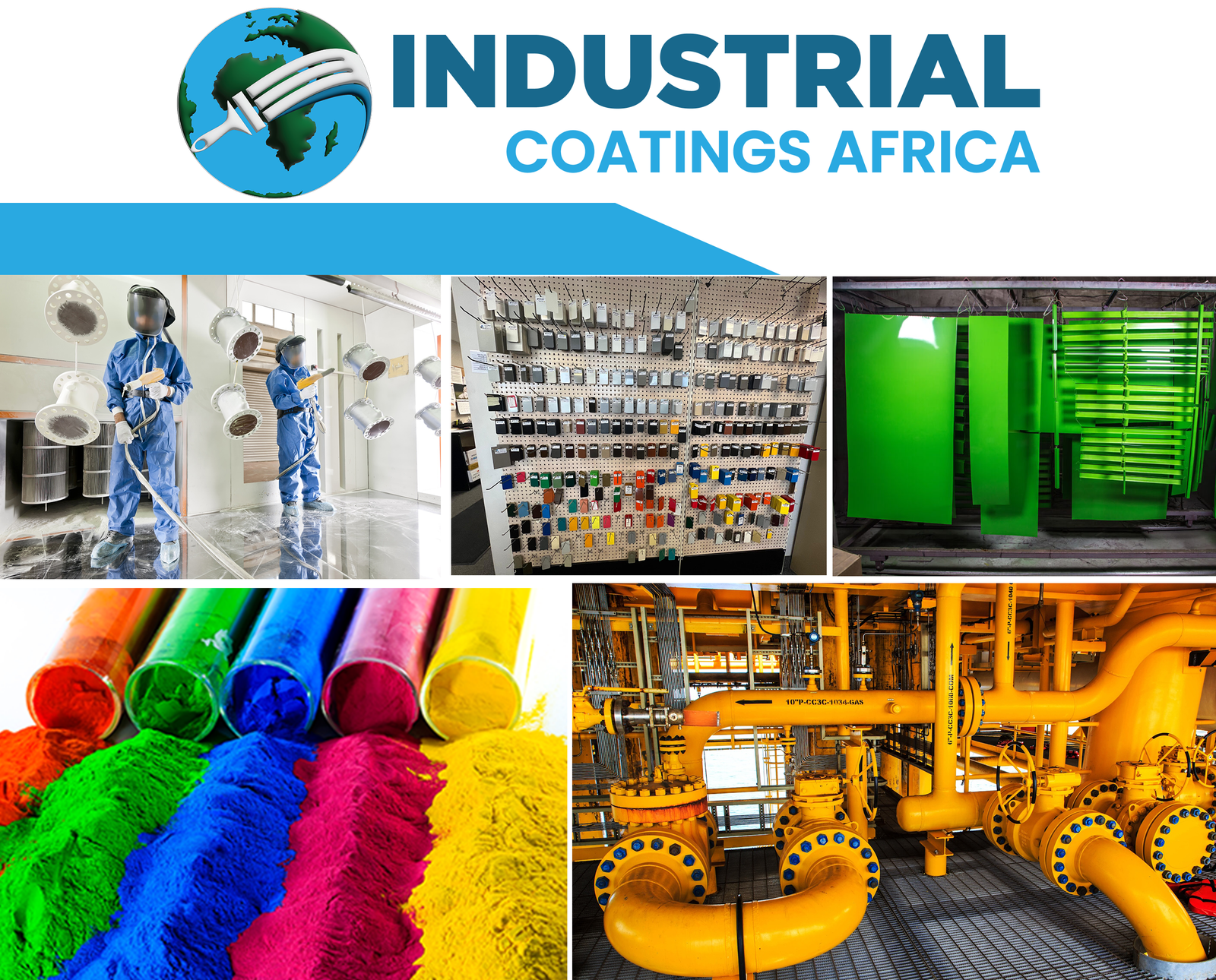 Powder coatings banner — sustainable, high-performance industrial surface finishing